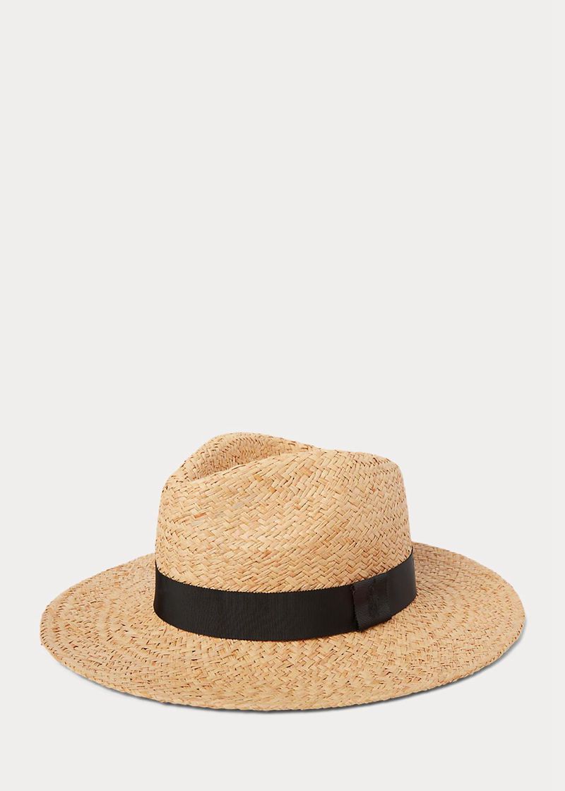 ポロ ラルフ ローレン キャップ メンズ ベージュ Raffia Fedora ZRGUI7368